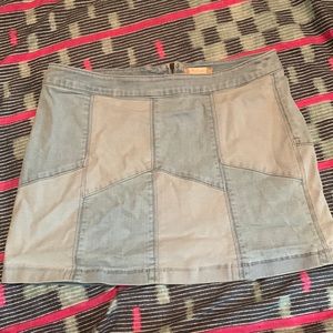 altar’d state denim mini skirt